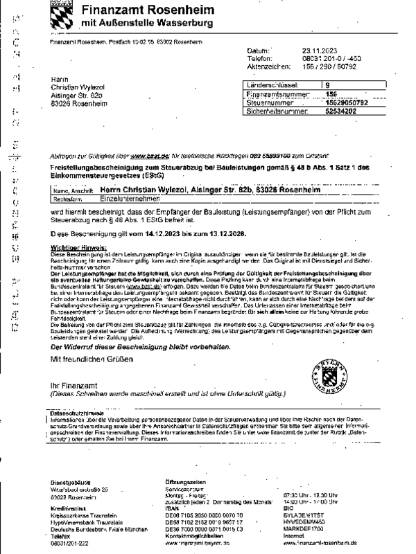 Freistellungsbescheinigung_Wylezol