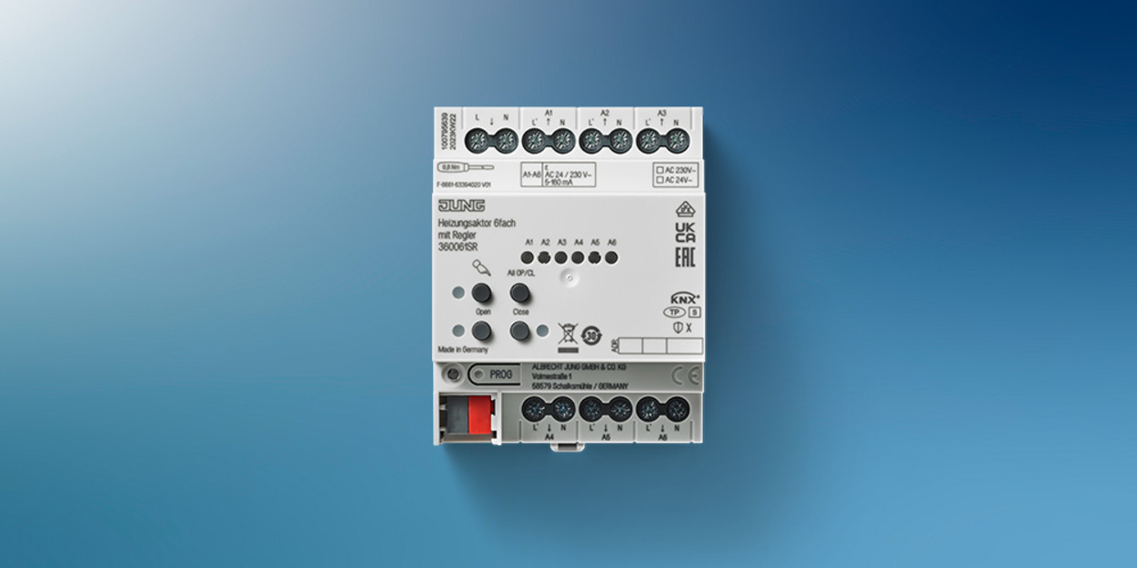 KNX Heizungsaktor 6-fach bei Christian Wylezol Elektroinstallation in Rosenheim